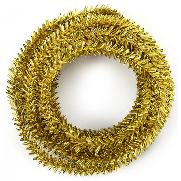 25' Tinsel Roping, 2 ply, Metallic Gold  WE